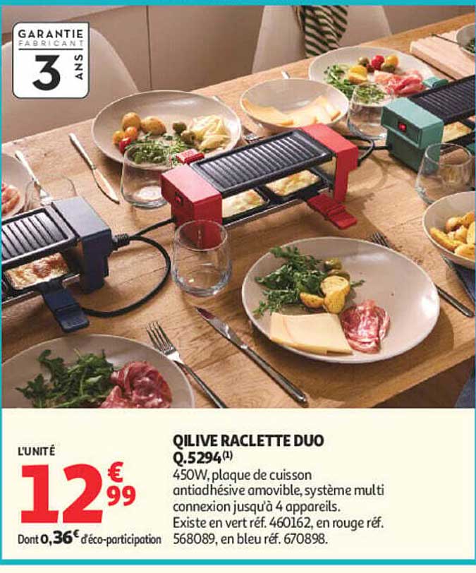 QILIVE RACLETTE DUO Q.5294(1)