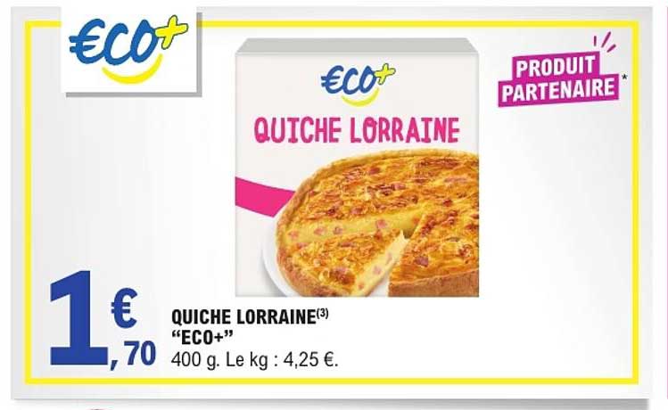 QUICHE LORRAINE "ECO+"
