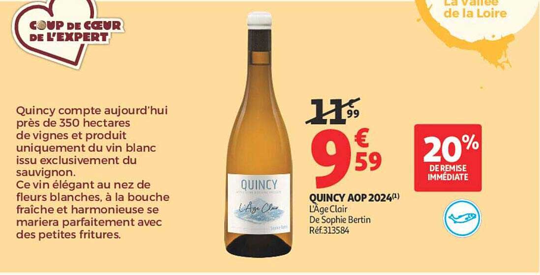 QUINCY AOP 2024¹ L’Âge Clair De Sophie Bertin Réf.313584