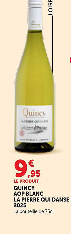 QUINCY AOP BLANC LA PIERRE QUI DANSE 2025