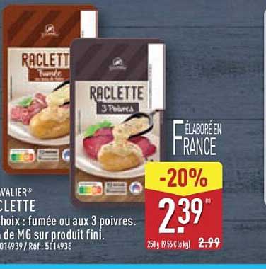 RACLETTE 3 poivres