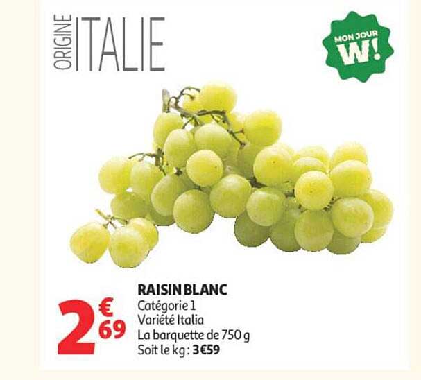 RAISIN BLANC