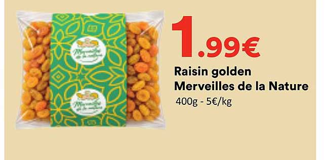 Raisin golden Merveilles de la Nature