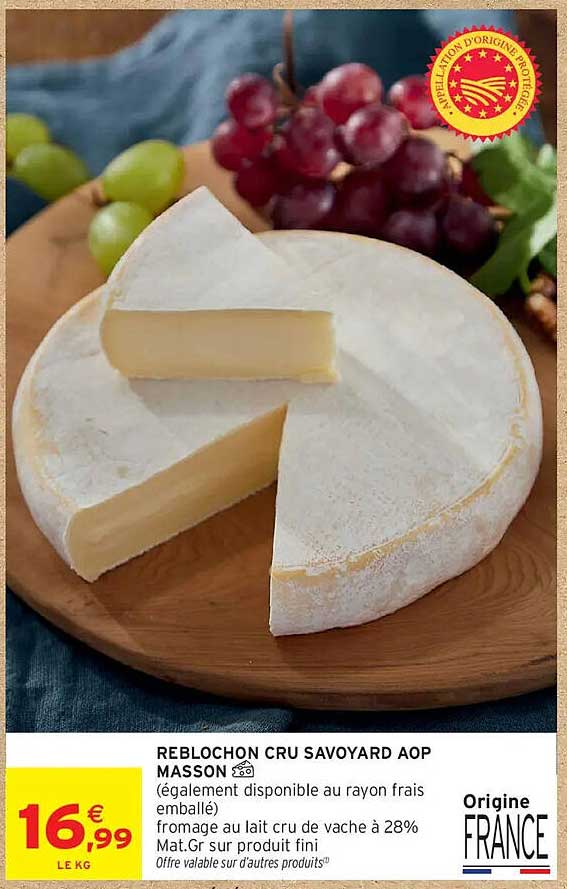REBLOCHON CRU SAVOYARD AOP MASSON