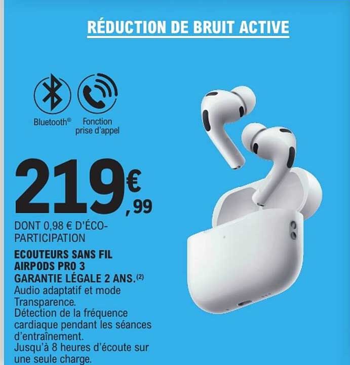 RÉDUCTION DE BRUIT ACTIVE