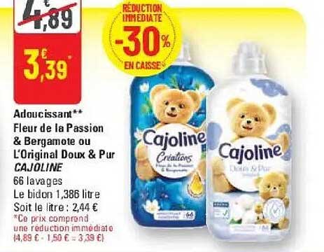 REDUCTION IMMEDIATE -30% EN CAISSE
