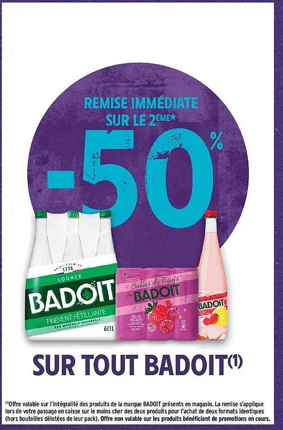 REMISE IMMÉDIATE SUR LE 2ÈME