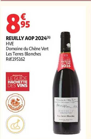REUILLY AOP 2024(1) HVE Domaine du Chêne Vert Les Terres Blanches Réf.195162