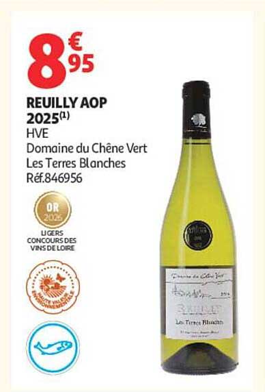 REUILLY AOP 2025(1) HVE Domaine du Chêne Vert Les Terres Blanches Réf.846956
