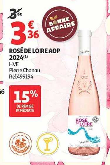 ROSÉ DE LOIRE AOP 2024(1) HVE Pierre Chanau Réf.499194
