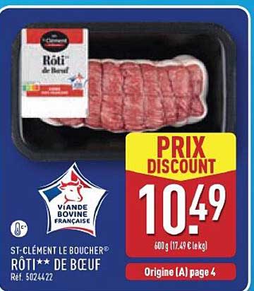 Rôti** de bœuf