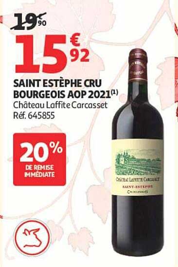 SAINT ESTÈPHE CRU BOURGEOIS AOP 2021(1) Château Laffite Carcasset Réf. 645855