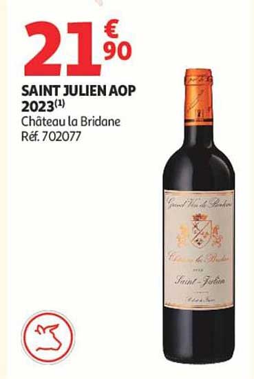 SAINT JULIEN AOP 2023(1) Château la Bridane Réf. 702077