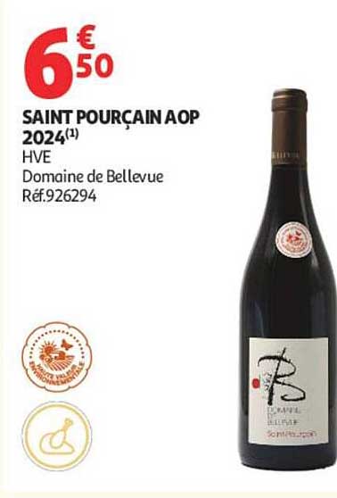 SAINT POURÇAIN AOP 2024(1) HVE Domaine de Bellevue Réf.926294