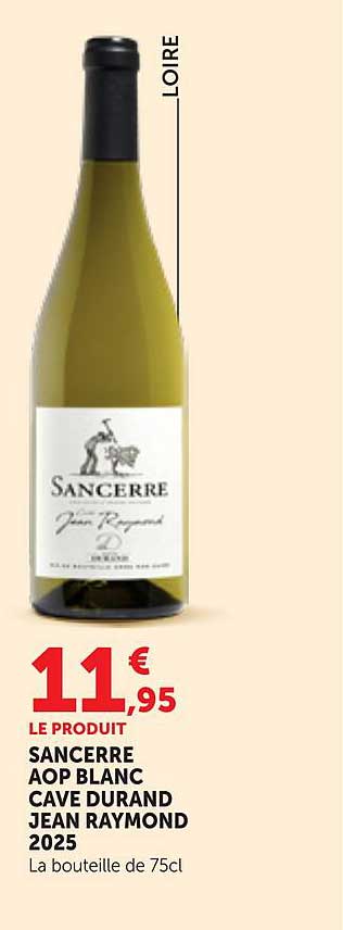 SANCERRE AOP BLANC CAVE DURAND JEAN RAYMOND 2025