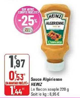 Sauce Algérienne HEINZ