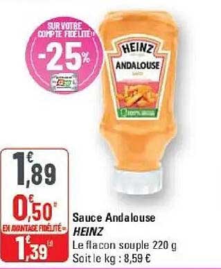 Sauce Andalouse HEINZ