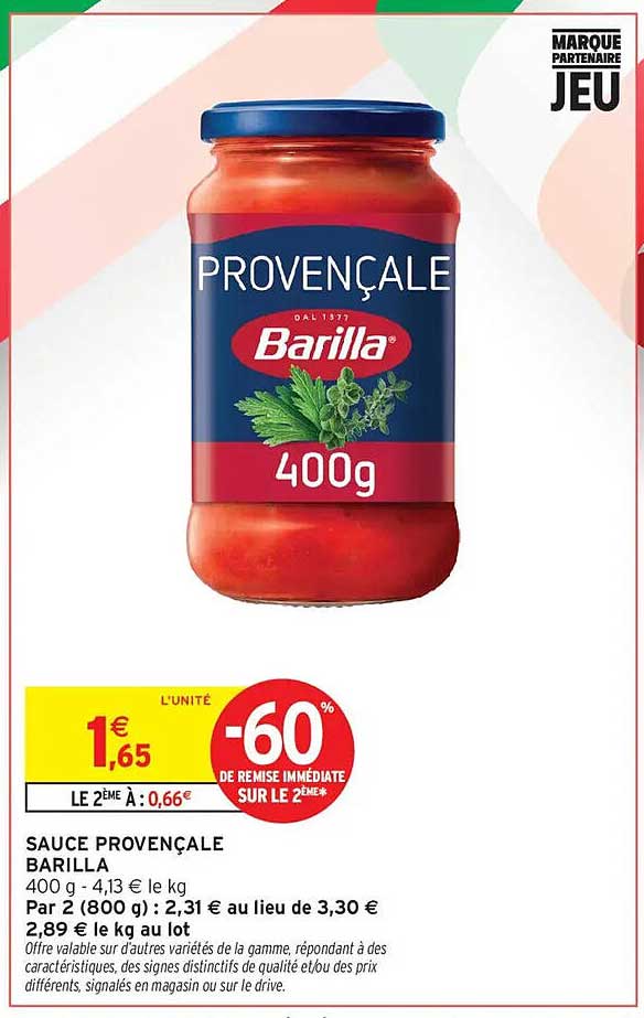 SAUCE PROVENÇALE BARILLA