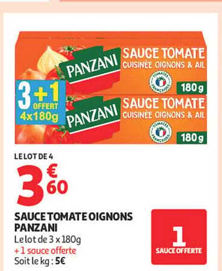 SAUCE TOMATE OIGNONS PANZANI