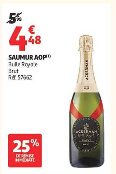 SAUMUR AOP(1) Bulle Royale Brut Réf. 57662