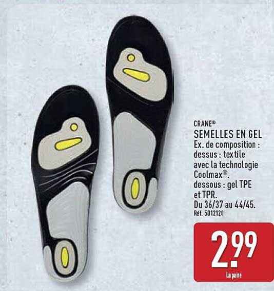 SEMELLES EN GEL