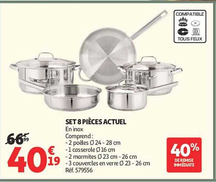 SET 8 PIÈCES ACTUEL