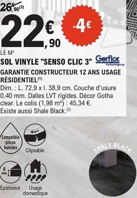 SOL VINYLE "SENSO CLIC 3"