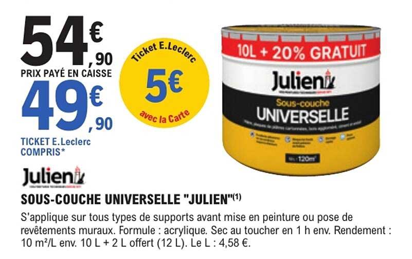 SOUS-COUCHE UNIVERSELLE "JULIEN"