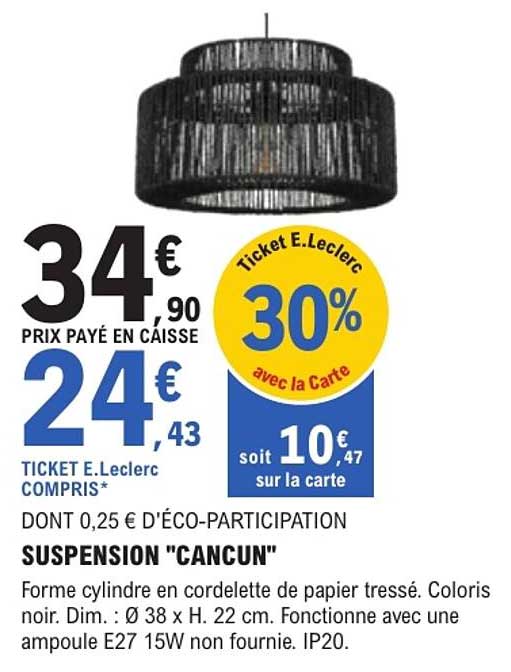 SUSPENSION "CANCUN"