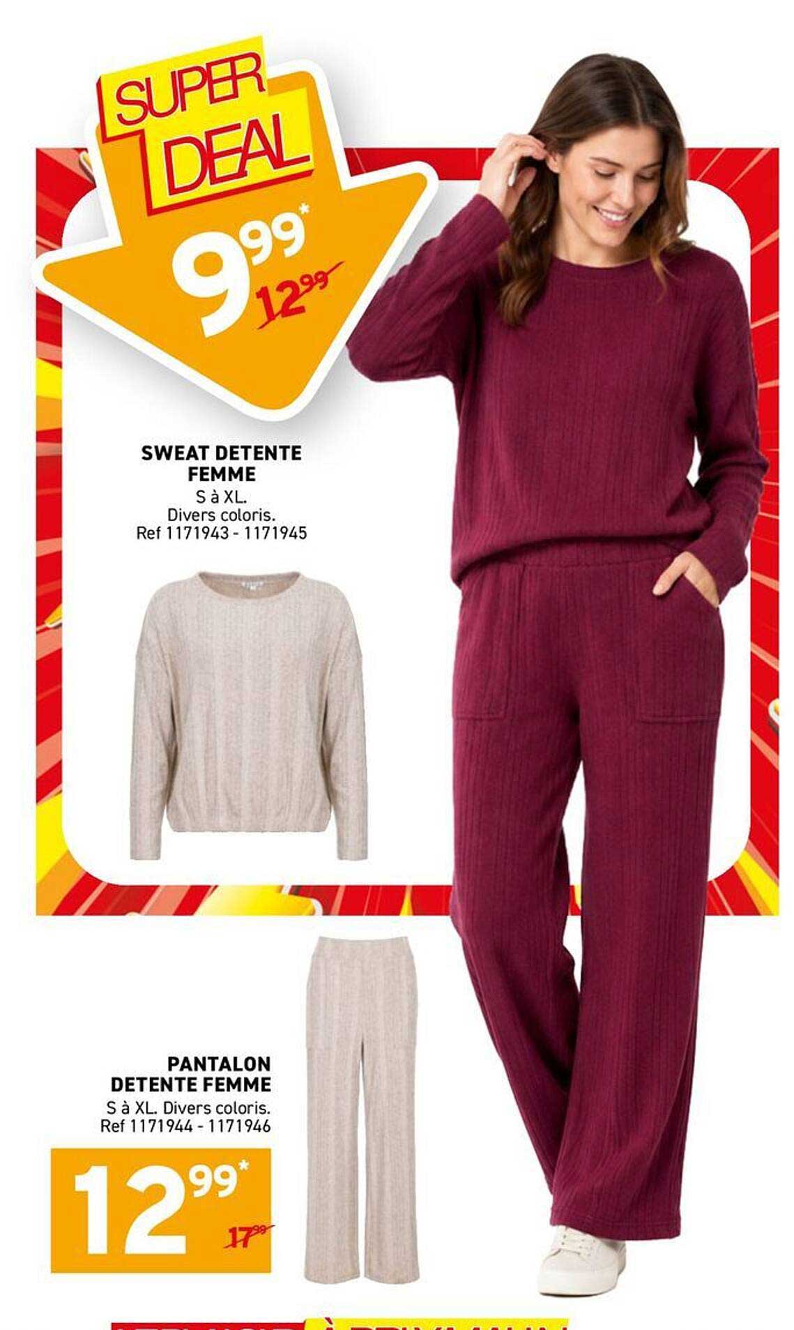 SWEAT DETENTE FEMME