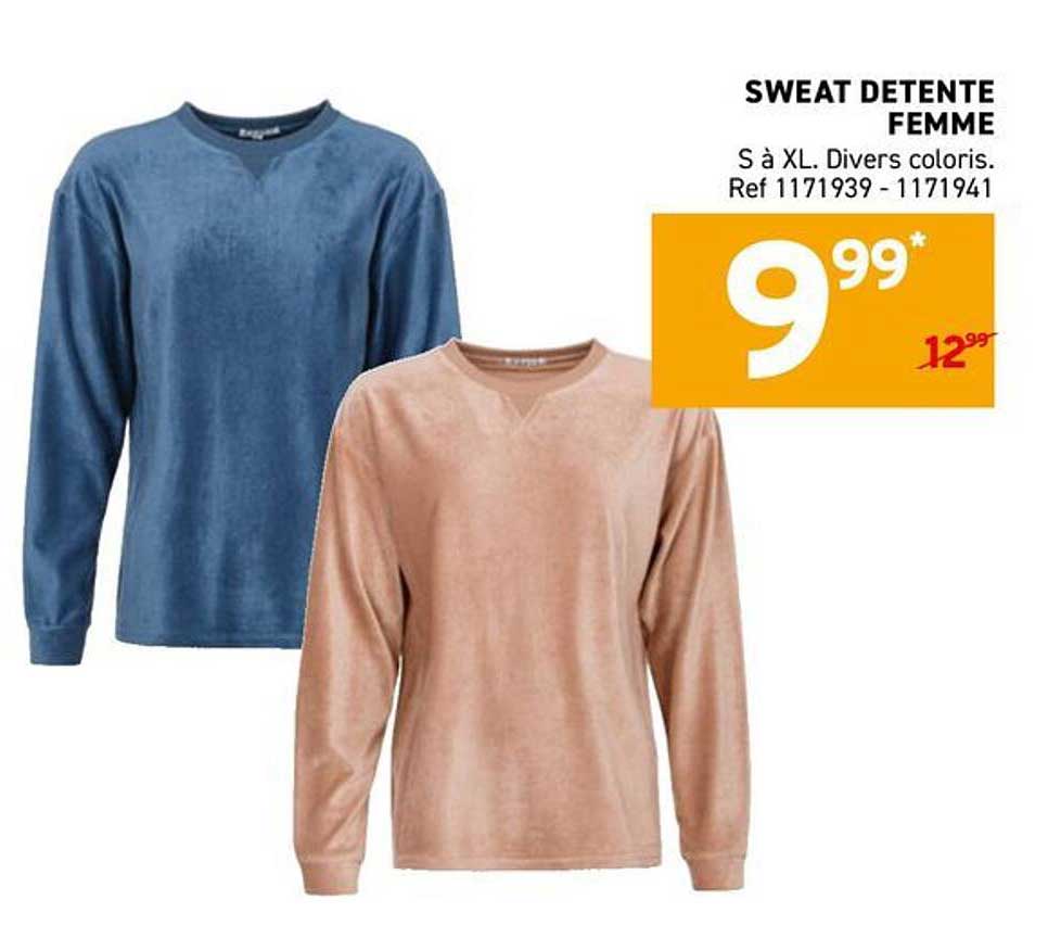 SWEAT DETENTE FEMME