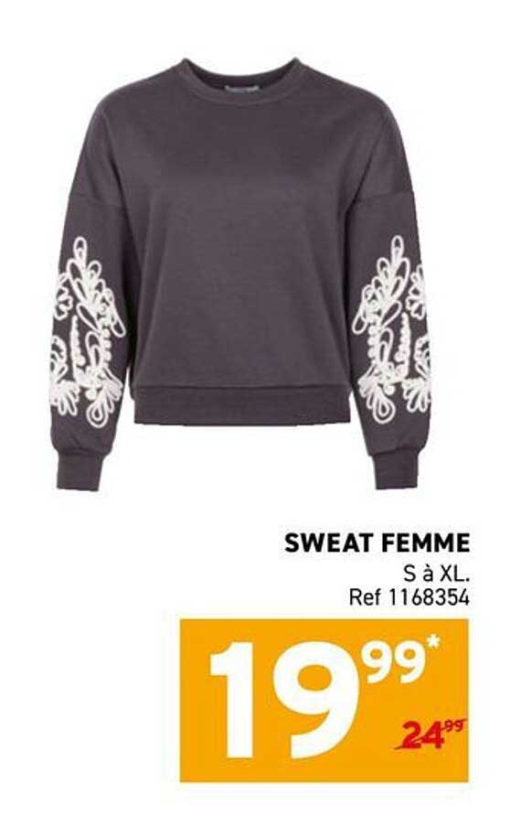 SWEAT FEMME S à XL. Ref 1168354