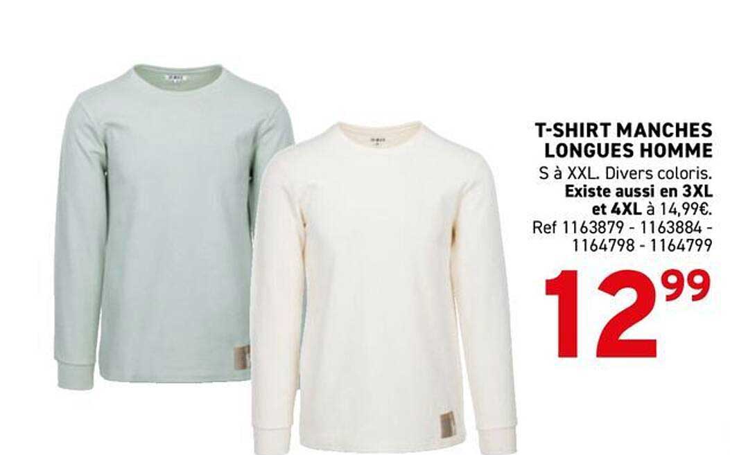 T-SHIRT MANCHES LONGUES HOMME