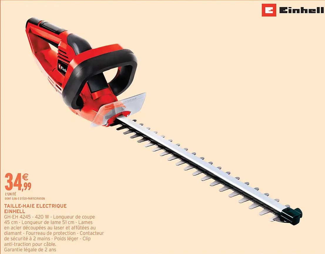 TAILLE-HAIE ELECTRIQUE EINHELL