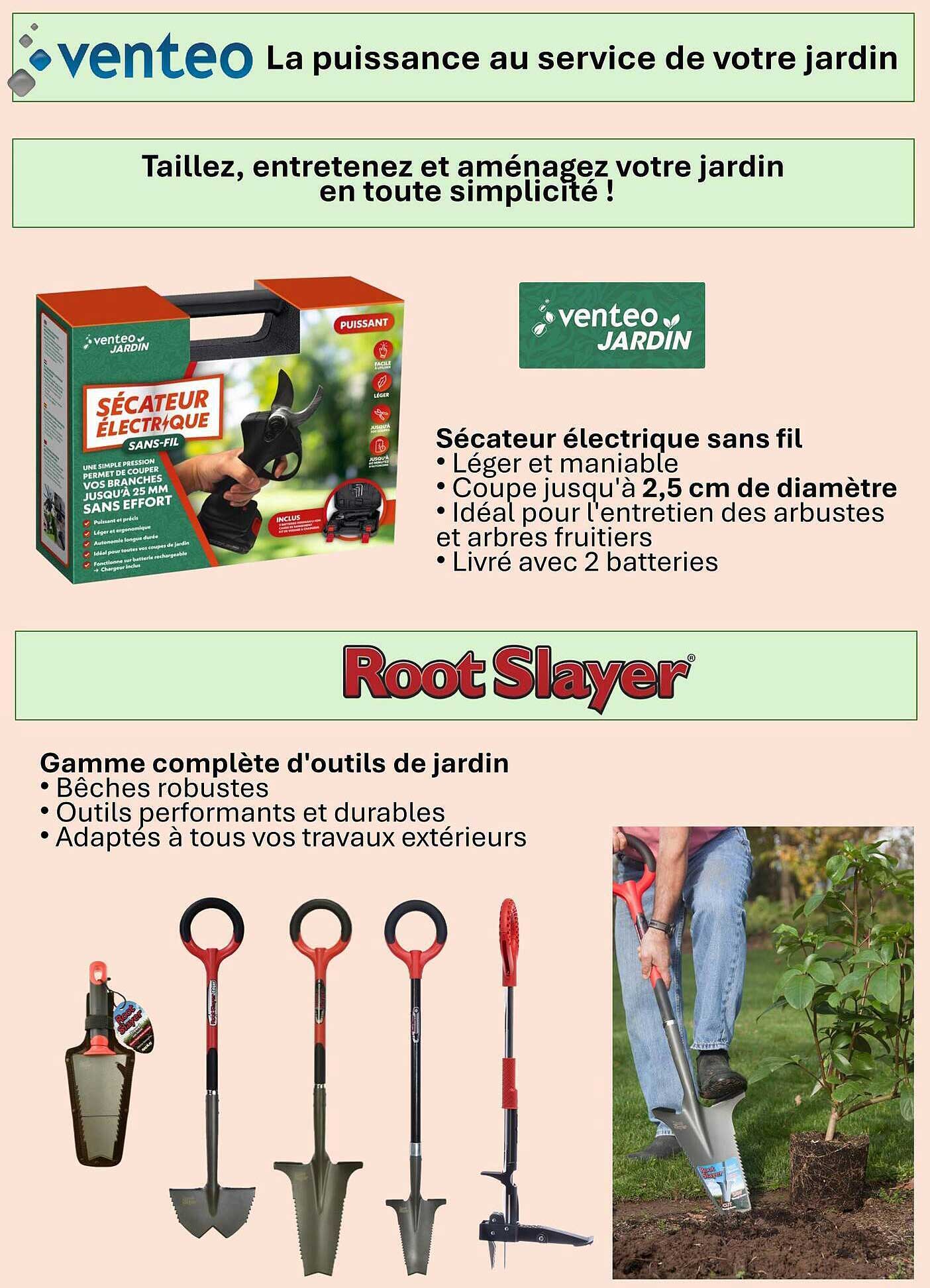 Taillez, entretenez et aménagez votre jardin en toute simplicité !