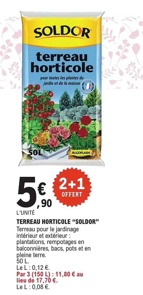 TERREAU HORTICOLE “SOLDOR”