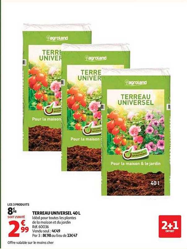 TERREAU UNIVERSEL 40L