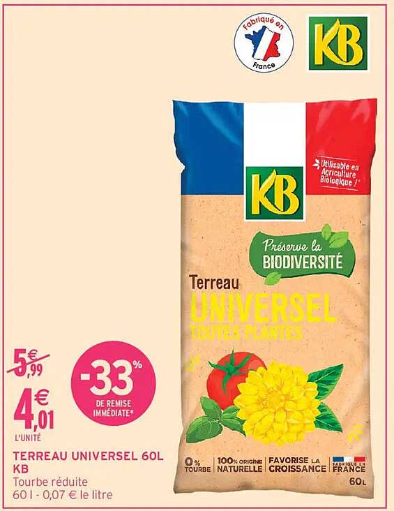 Terreau universel 60L KB