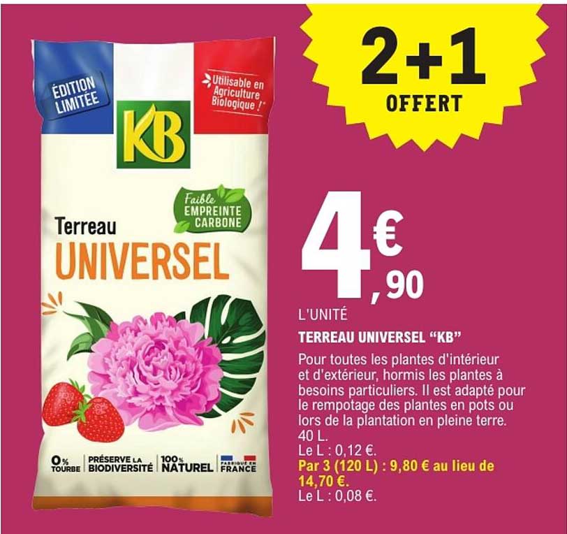 Terreau universel «KB»