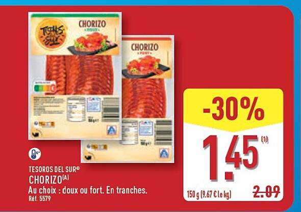 TESOROS DEL SUR® CHORIZO/A l