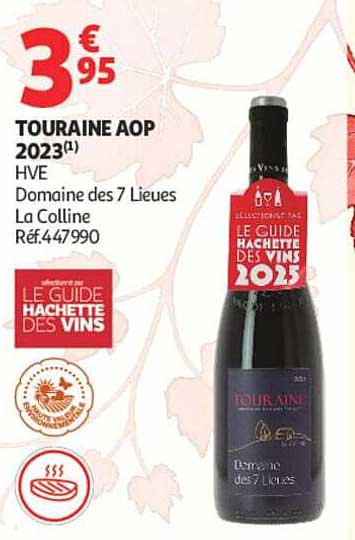TOURAINE AOP 2023(1) HVE Domaine des 7 Lieux La Colline Réf.447990
