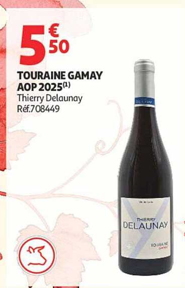 TOURAINE GAMAY AOP 2025(1) Thierry Delaunay Réf.708449