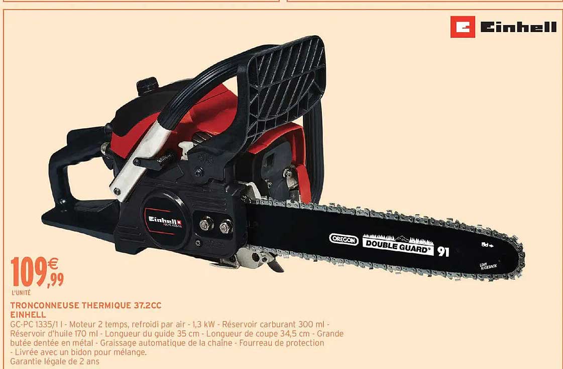 TRONCONNEUSE THERMIQUE 37.2CC EINHELL