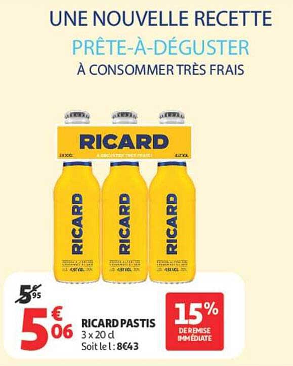UNE NOUVELLE RECETTE PRÊTE-À-DÉGUSTER À CONSOMMER TRÈS FRAIS