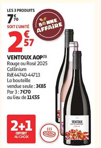 VENTOUX AOP Rouge ou Rosé 2025 Collinium