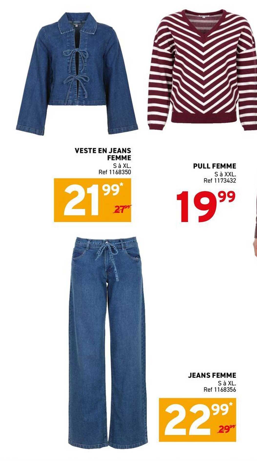 VESTE EN JEANS FEMME