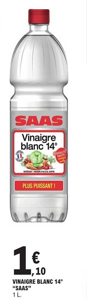 VINAIGRE BLANC 14° "SAAS"