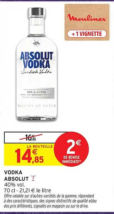VODKA ABSOLUT