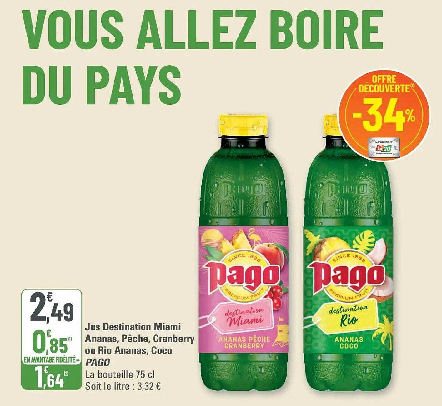 VOUS ALLEZ BOIRE DU PAYS