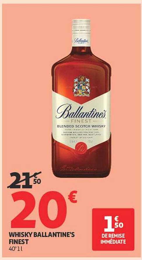 WHISKY BALLANTINE'S FINEST 40° 1L